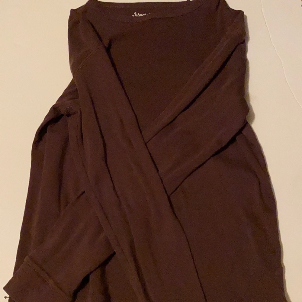 Brown kids long sleeve shirt